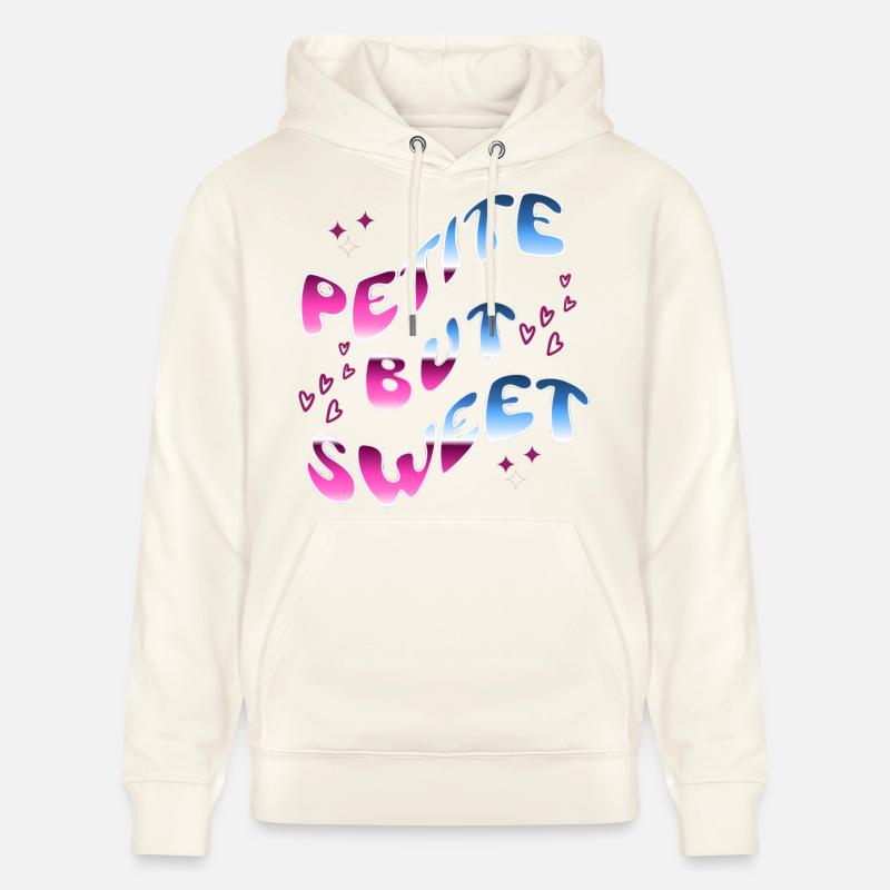 Petite mais douce - T-shirt texte - Sweat à capuche bio CRUISER Stanley/Stella Unisexe - blanc nature