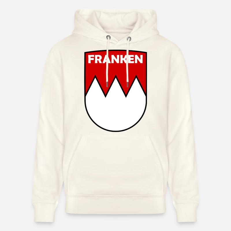 Franken Crest Logo - Sweat à capuche bio CRUISER Stanley/Stella Unisexe - blanc nature