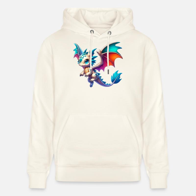 Dragon - Sweat à capuche bio CRUISER Stanley/Stella Unisexe - blanc nature