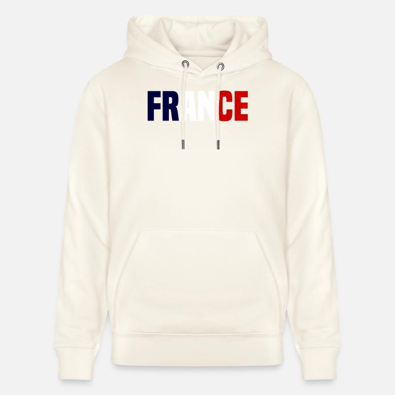 France contrasté - Sweat à capuche bio CRUISER Stanley/Stella Unisexe - blanc nature