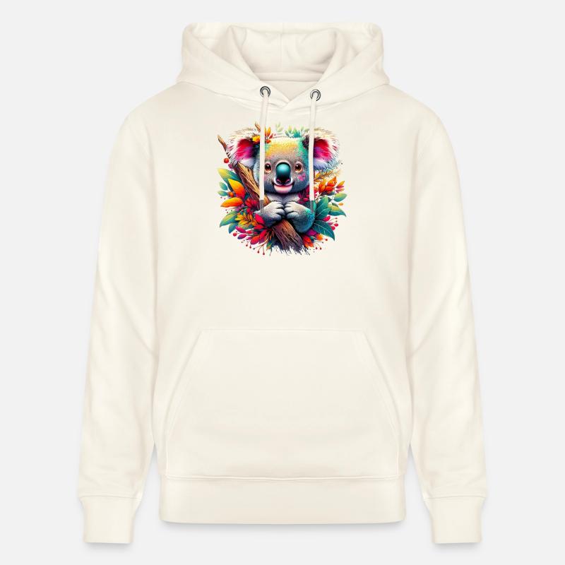 Koala - Sweat à capuche bio CRUISER Stanley/Stella Unisexe - blanc nature