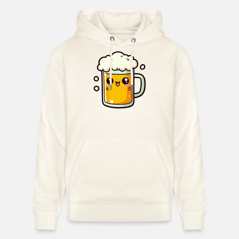 Comic Bier - Stanley/Stella Unisex Bio-Hoodie CRUISER  - Naturweiß 