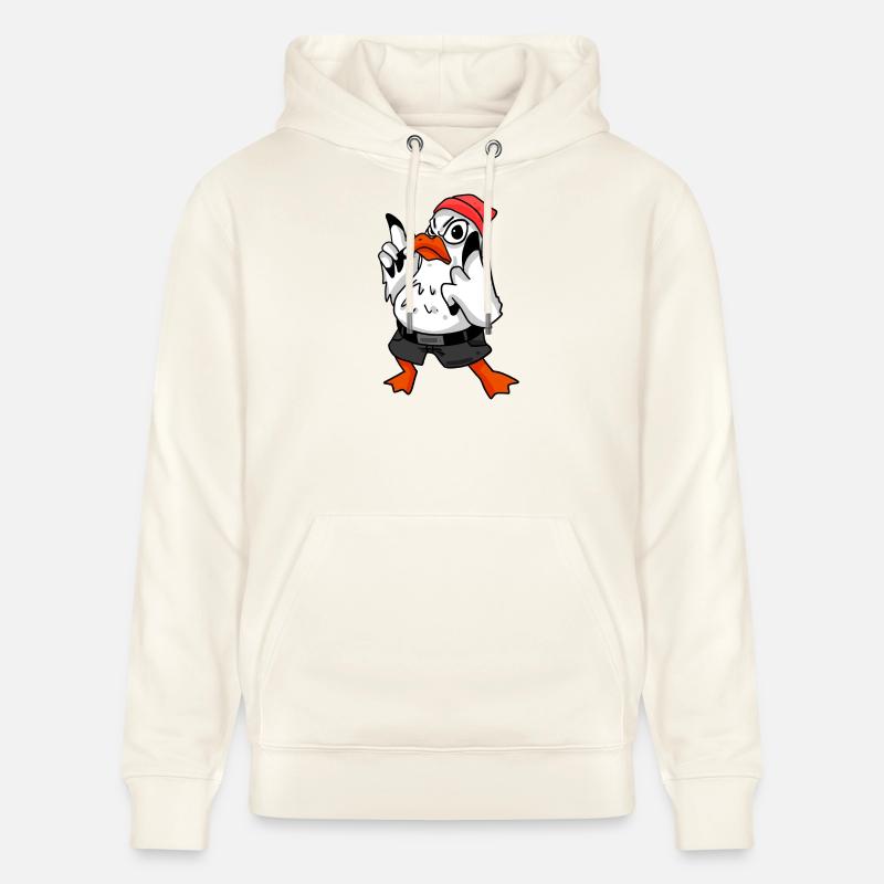 Mouette Cool - Sweat à capuche bio CRUISER Stanley/Stella Unisexe - blanc nature