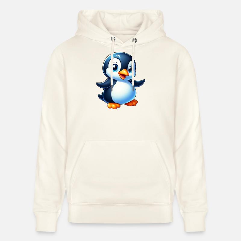 Pingouin - Sweat à capuche bio CRUISER Stanley/Stella Unisexe - blanc nature