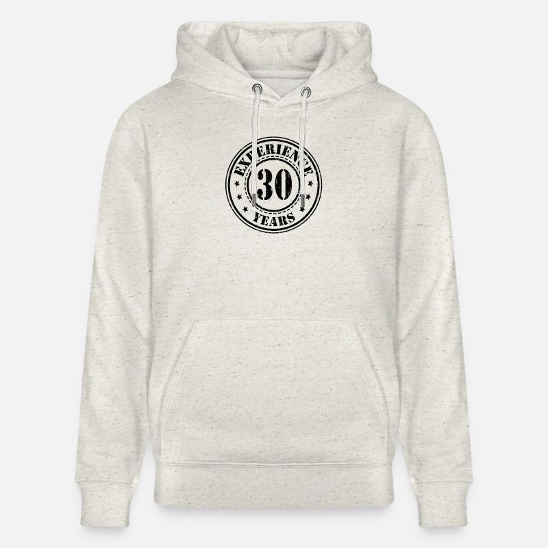 30 ans d'expérience - Sweat à capuche bio CRUISER Stanley/Stella Unisexe - beige chiné