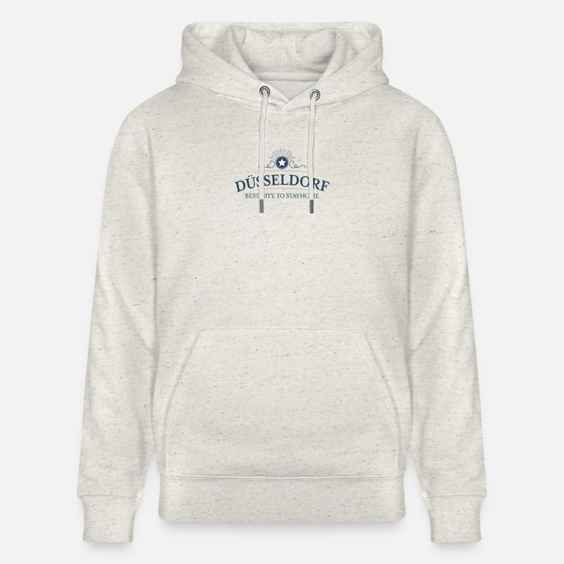 Düsseldorf - Sweat à capuche bio CRUISER Stanley/Stella Unisexe - beige chiné
