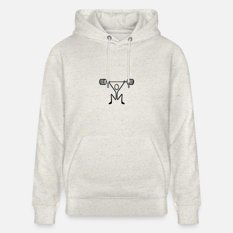 musculation - Sweat à capuche bio CRUISER Stanley/Stella Unisexe - beige chiné