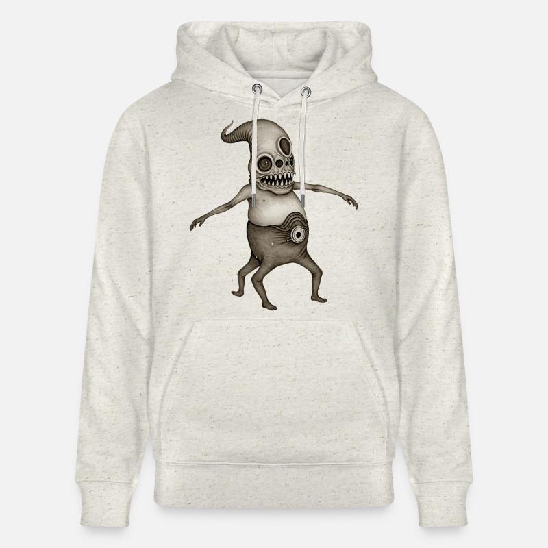 BUG #13 - dark hell - Sweat à capuche bio CRUISER Stanley/Stella Unisexe - beige chiné