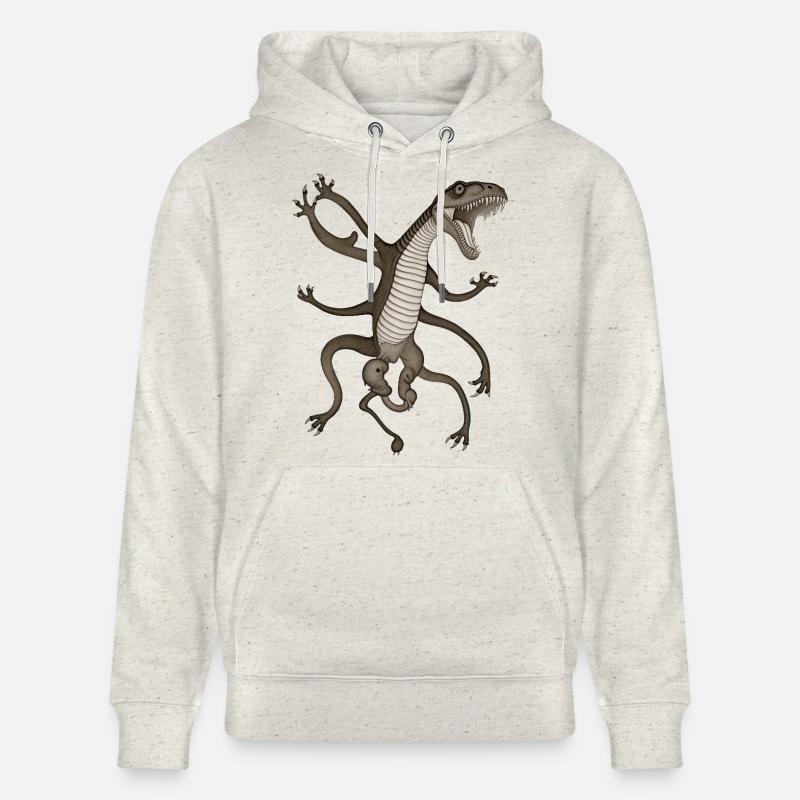 BUG #11 - dark hell - Sweat à capuche bio CRUISER Stanley/Stella Unisexe - beige chiné