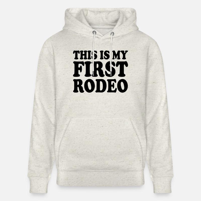 This is my first rodeo - Sweat à capuche bio CRUISER Stanley/Stella Unisexe - beige chiné