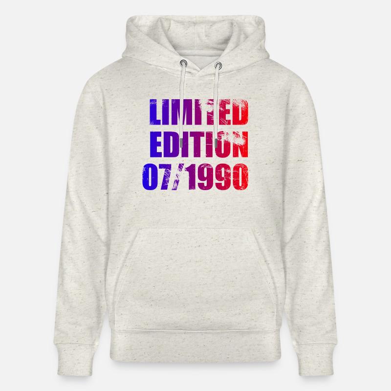 35e anniversaire Edition limitée 07/1990 - Sweat à capuche bio CRUISER Stanley/Stella Unisexe - beige chiné