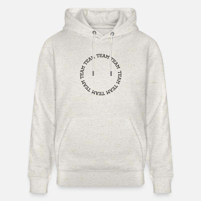 Team Kreis Symbol - Sweat à capuche bio CRUISER Stanley/Stella Unisexe - beige chiné