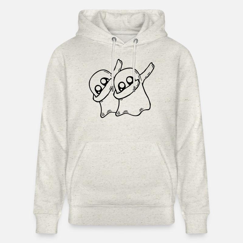 Équipe 2 Dabbing Ghosts - Sweat à capuche bio CRUISER Stanley/Stella Unisexe - beige chiné