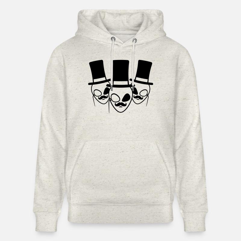Équipage de l’équipe Gentlemen Aliens - Sweat à capuche bio CRUISER Stanley/Stella Unisexe - beige chiné