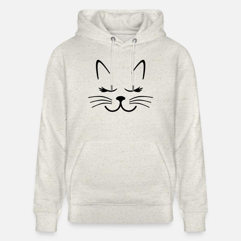 chat - Sweat à capuche bio CRUISER Stanley/Stella Unisexe - beige chiné