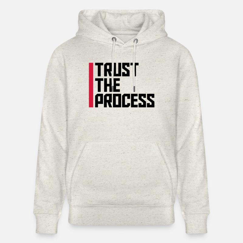 faire confiance au processus Devis - Sweat à capuche bio CRUISER Stanley/Stella Unisexe - beige chiné