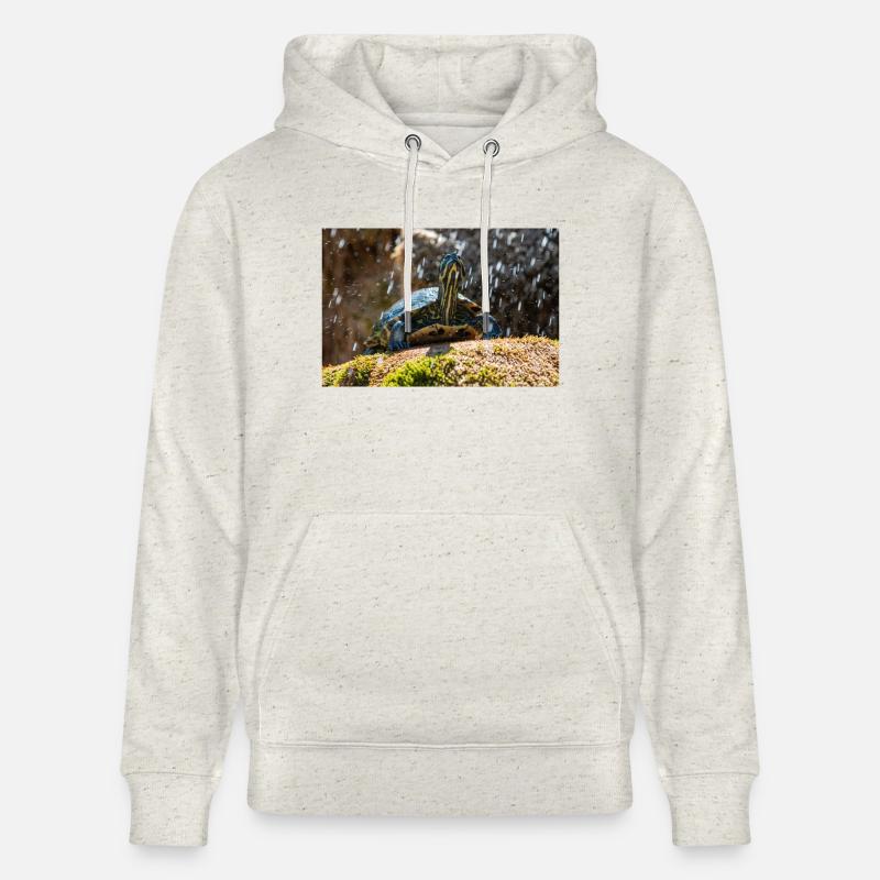 Trachemys scripta scripta scripta - Sweat à capuche bio CRUISER Stanley/Stella Unisexe - beige chiné