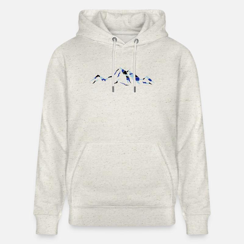 berge_02 - Sweat à capuche bio CRUISER Stanley/Stella Unisexe - beige chiné