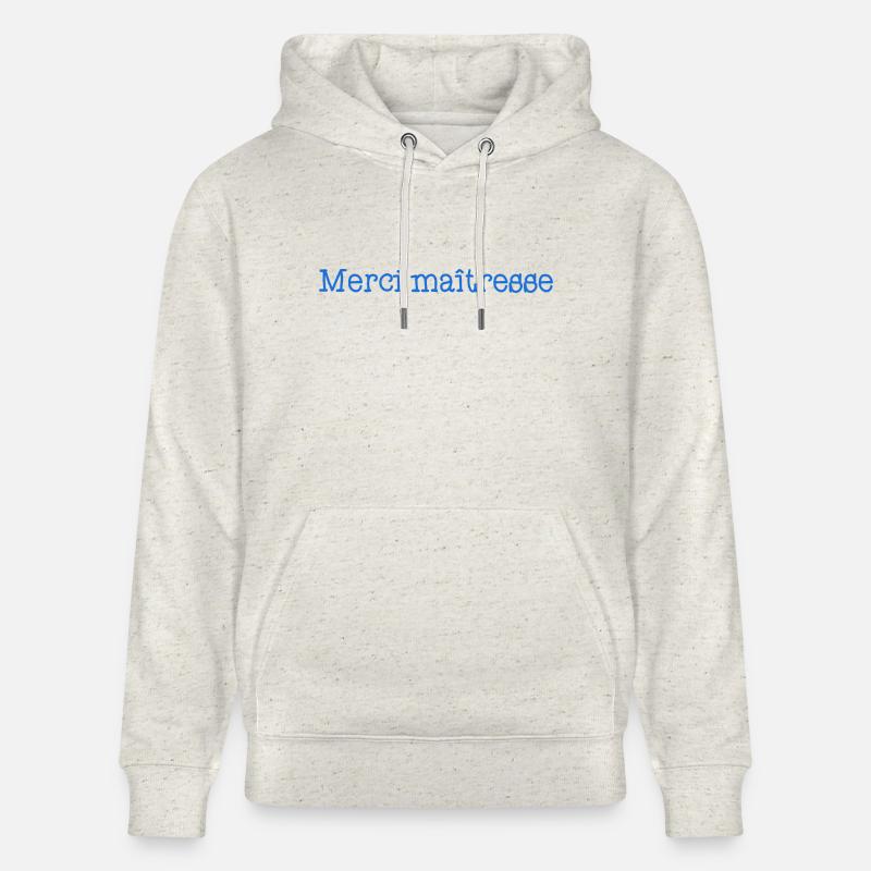 MAÎTRESSE. MERCI. MERCI MAÎTRESSE - Sweat à capuche bio CRUISER Stanley/Stella Unisexe - beige chiné