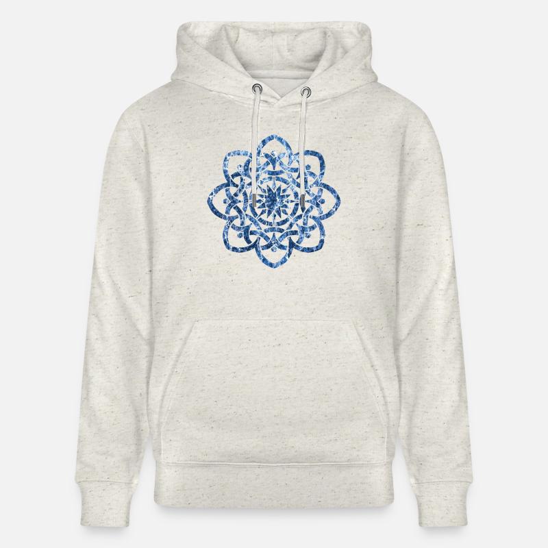 noeud celtique 19 e 206 - Sweat à capuche bio CRUISER Stanley/Stella Unisexe - beige chiné