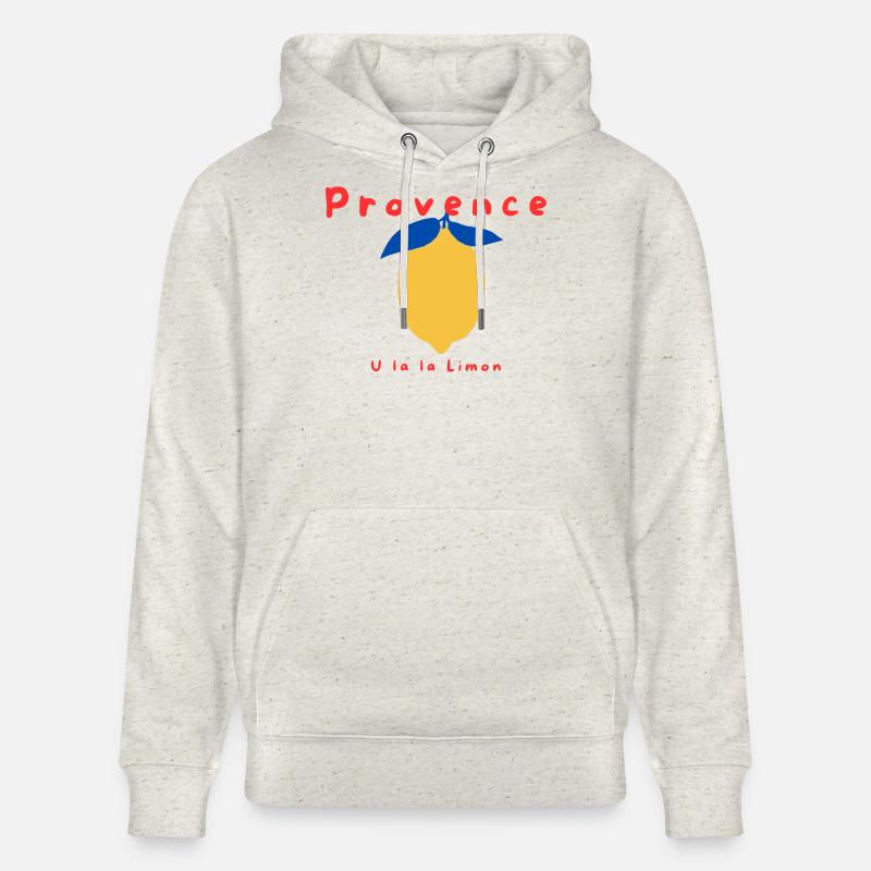 U la la Limon | Provence - Sweat à capuche bio CRUISER Stanley/Stella Unisexe - beige chiné