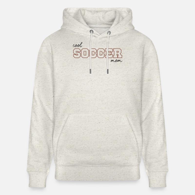 Maman de foot cool - Sweat à capuche bio CRUISER Stanley/Stella Unisexe - beige chiné
