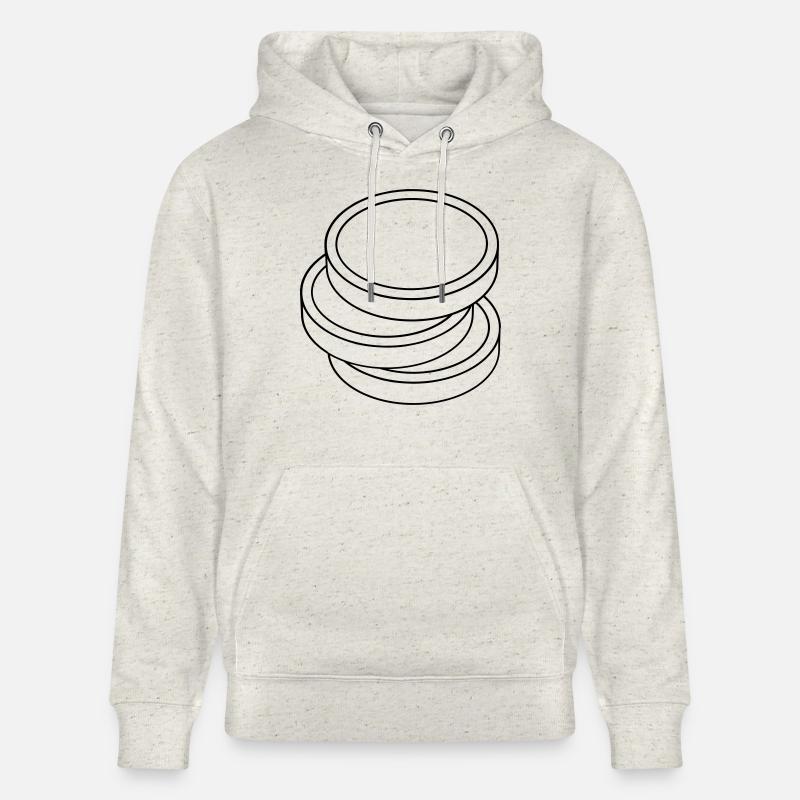 trois pièces dans une pile - Sweat à capuche bio CRUISER Stanley/Stella Unisexe - beige chiné