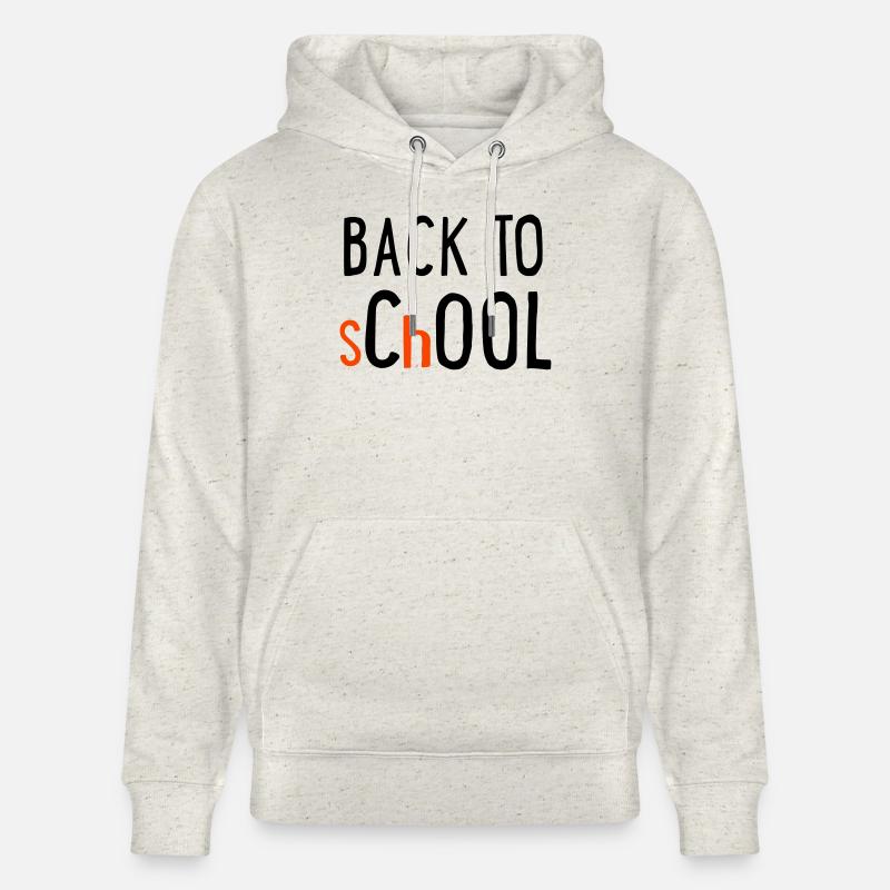 back to school - Sweat à capuche bio CRUISER Stanley/Stella Unisexe - beige chiné
