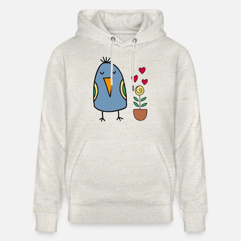 Source - Sweat à capuche bio CRUISER Stanley/Stella Unisexe - beige chiné