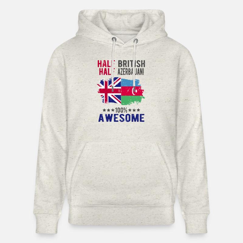 Moitié britannique moitié azerbaïdjanais - Sweat à capuche bio CRUISER Stanley/Stella Unisexe - beige chiné