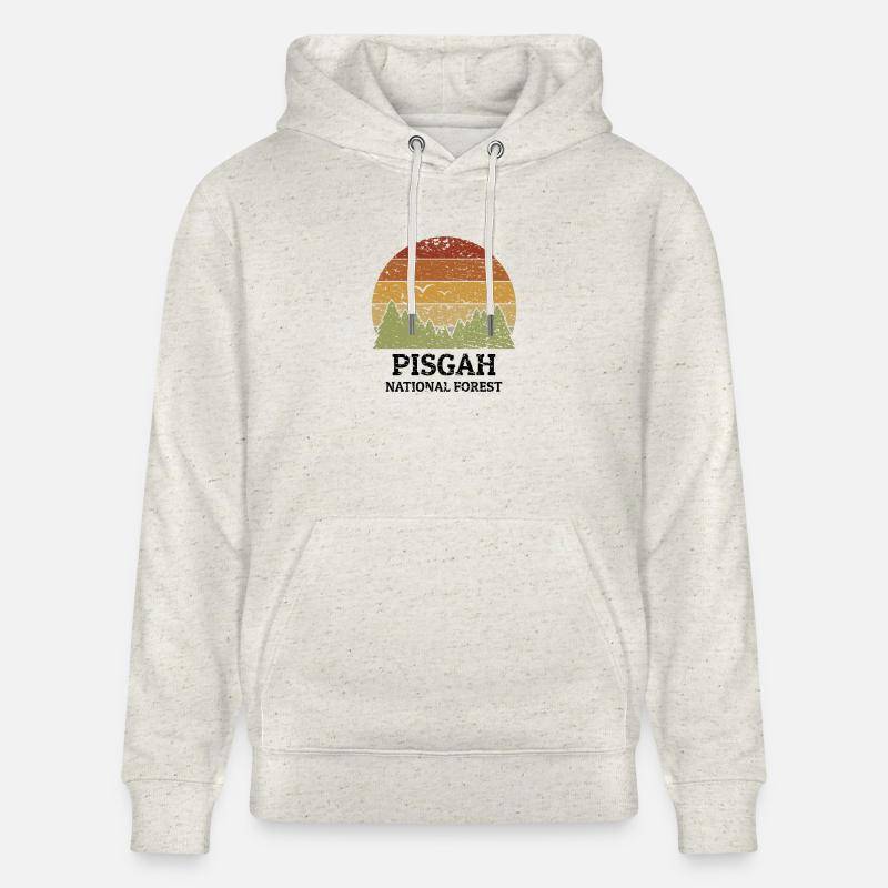 Forêt nationale de Pisgah - Sweat à capuche bio CRUISER Stanley/Stella Unisexe - beige chiné