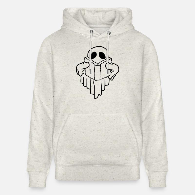 Comic Geist Buch lesen - Stanley/Stella Unisex Bio-Hoodie CRUISER  - Beige meliert