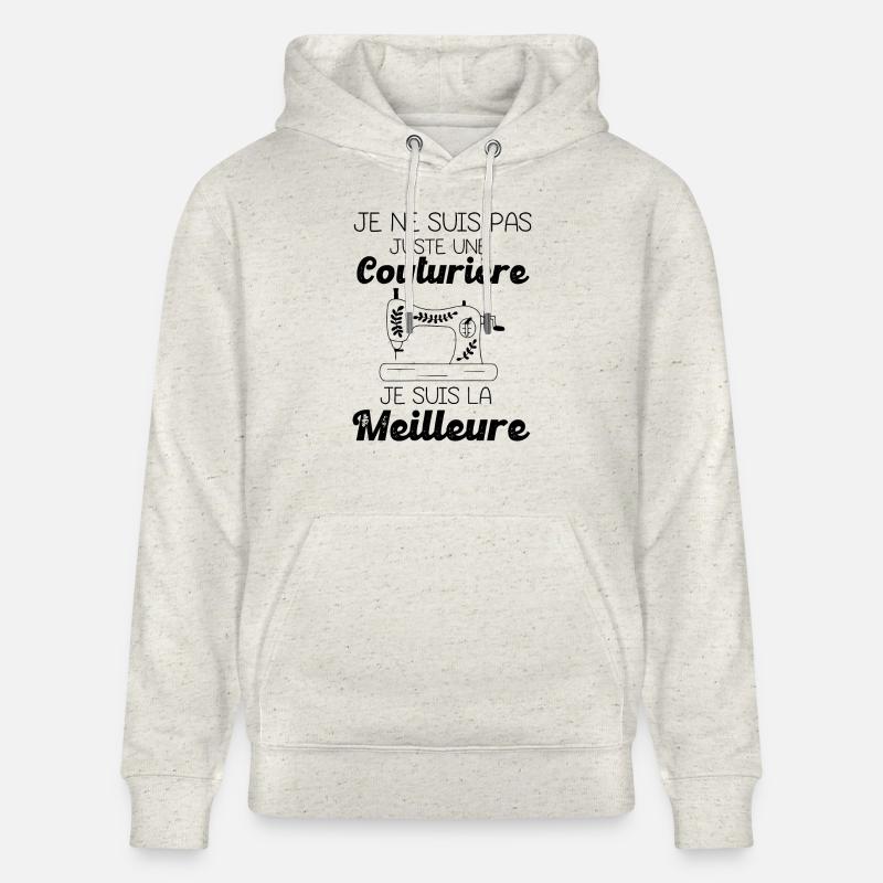 meilleure couturière 2 - Sweat à capuche bio CRUISER Stanley/Stella Unisexe - beige chiné