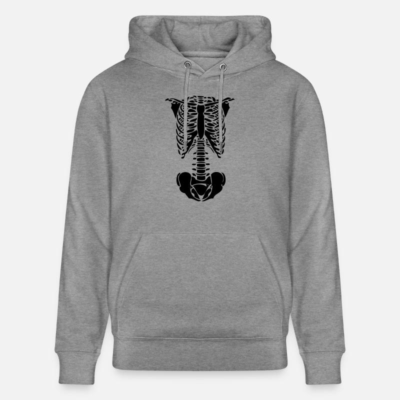 squelette - Sweat à capuche bio CRUISER Stanley/Stella Unisexe - gris clair marbré