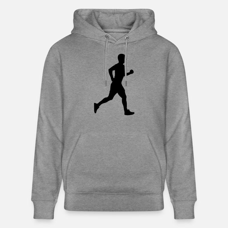 laeufer - Sweat à capuche bio CRUISER Stanley/Stella Unisexe - gris clair marbré