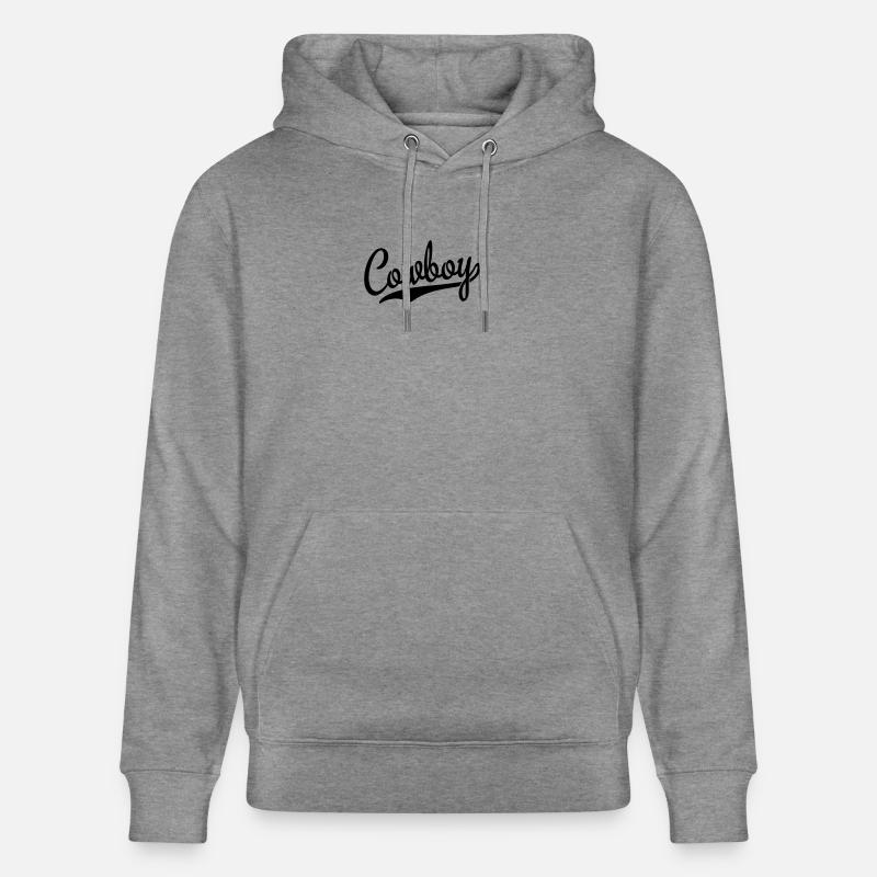 Cowboy - Sweat à capuche bio CRUISER Stanley/Stella Unisexe - gris clair marbré