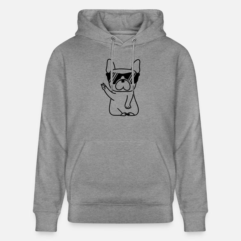 Bully cool - Sweat à capuche bio CRUISER Stanley/Stella Unisexe - gris clair marbré