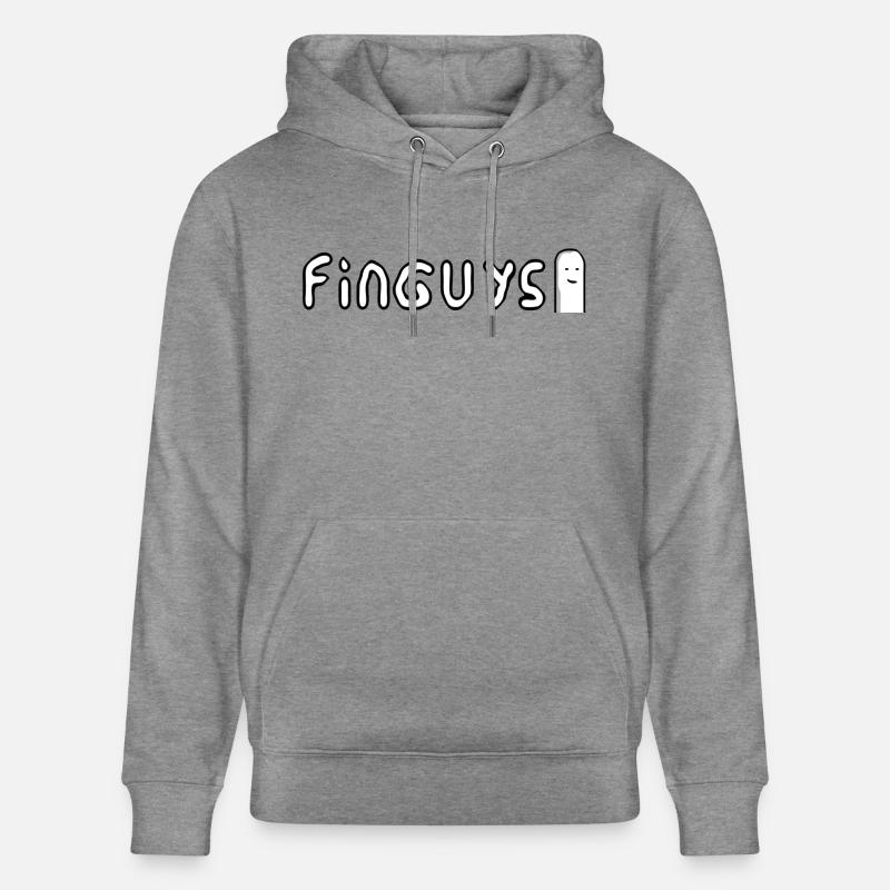 finguys - Sweat à capuche bio CRUISER Stanley/Stella Unisexe - gris clair marbré