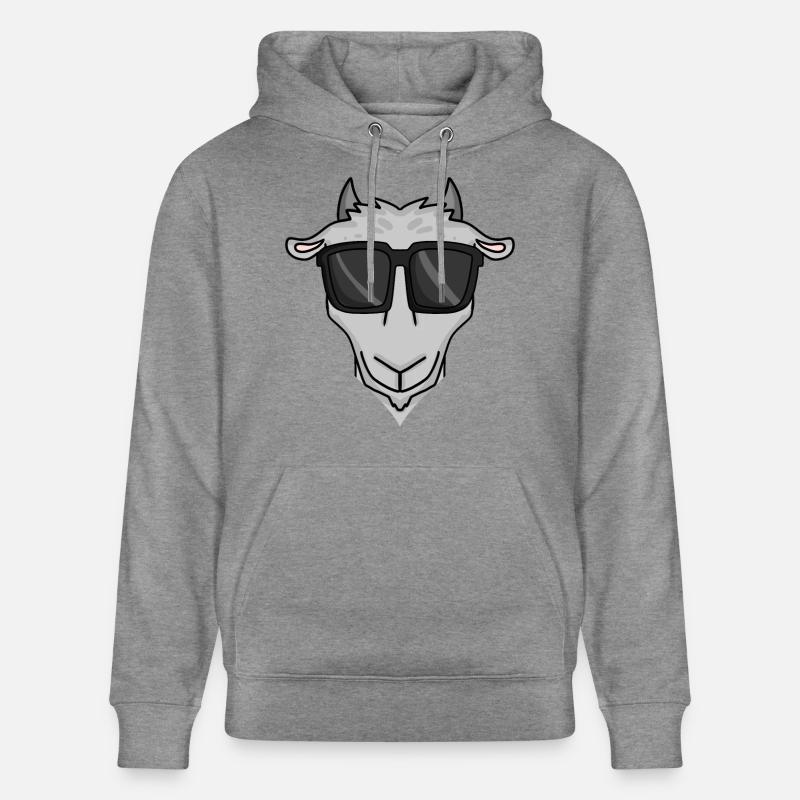 Chèvre cool - Sweat à capuche bio CRUISER Stanley/Stella Unisexe - gris clair marbré