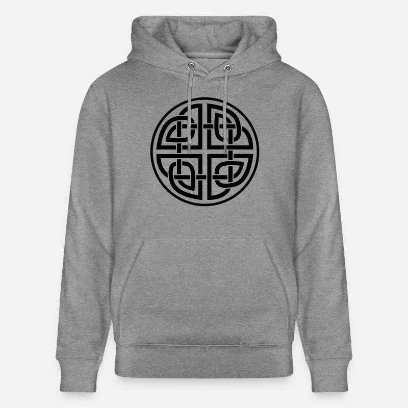 Noeud Logo 1farbig - Sweat à capuche bio CRUISER Stanley/Stella Unisexe - gris clair marbré