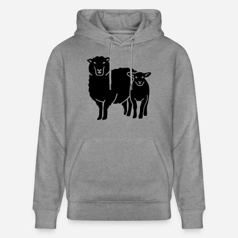 Mouton - Sweat à capuche bio CRUISER Stanley/Stella Unisexe - gris clair marbré