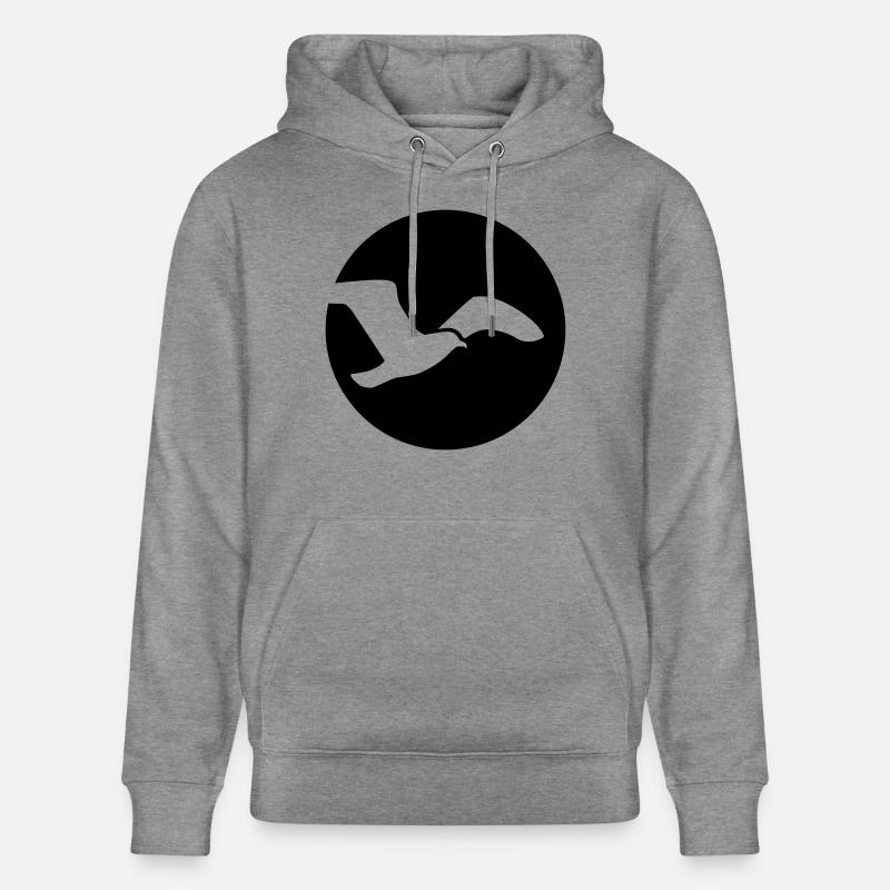 Möwe - Stanley/Stella Unisex Bio-Hoodie CRUISER - Hellgrau marmoriert