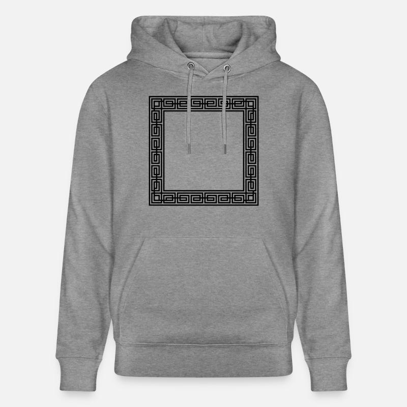 Conception d'ornement de contour - Sweat à capuche bio CRUISER Stanley/Stella Unisexe - gris clair marbré
