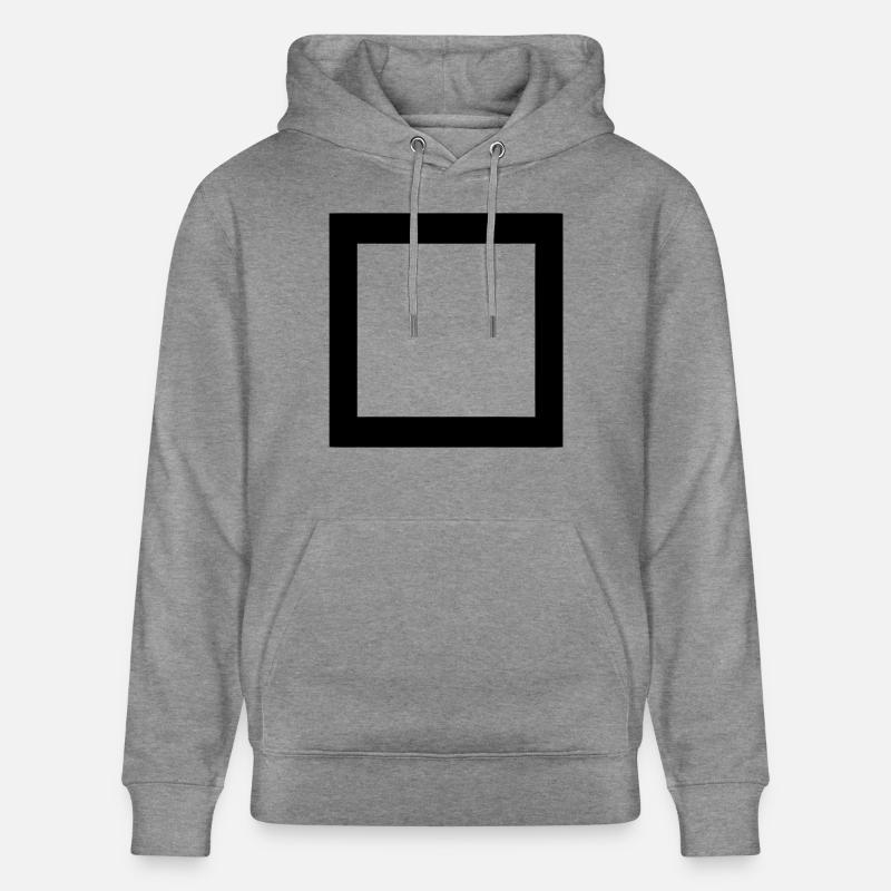Rectangle - Sweat à capuche bio CRUISER Stanley/Stella Unisexe - gris clair marbré