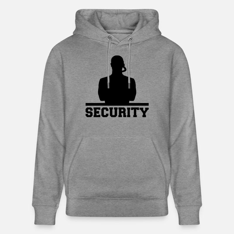 Security - Sweat à capuche bio CRUISER Stanley/Stella Unisexe - gris clair marbré