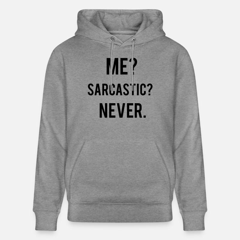 Sarcastic - Sweat à capuche bio CRUISER Stanley/Stella Unisexe - gris clair marbré