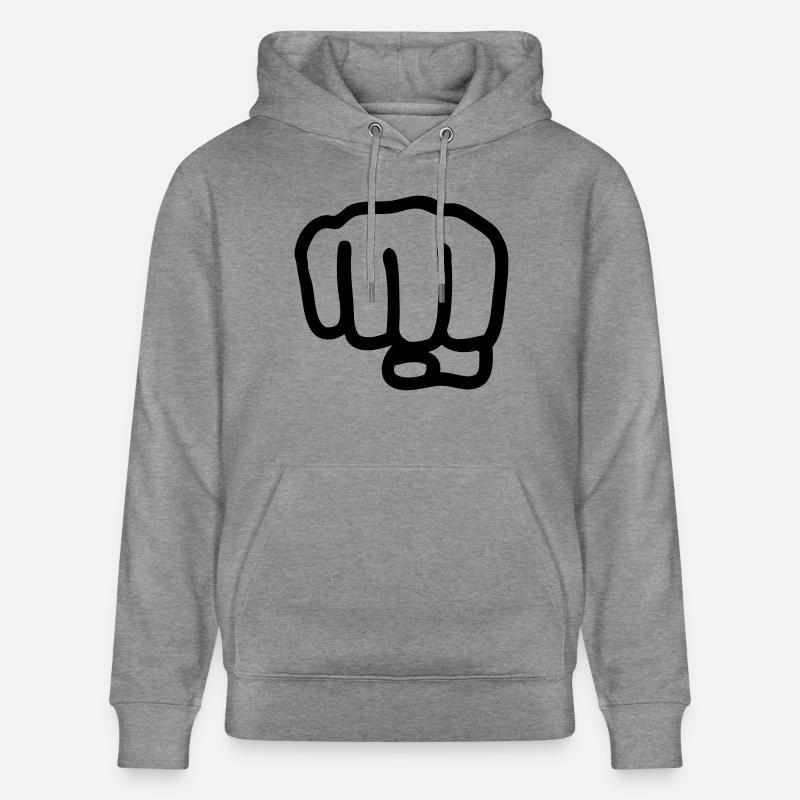 faust - Stanley/Stella Unisex Bio-Hoodie CRUISER - Hellgrau marmoriert