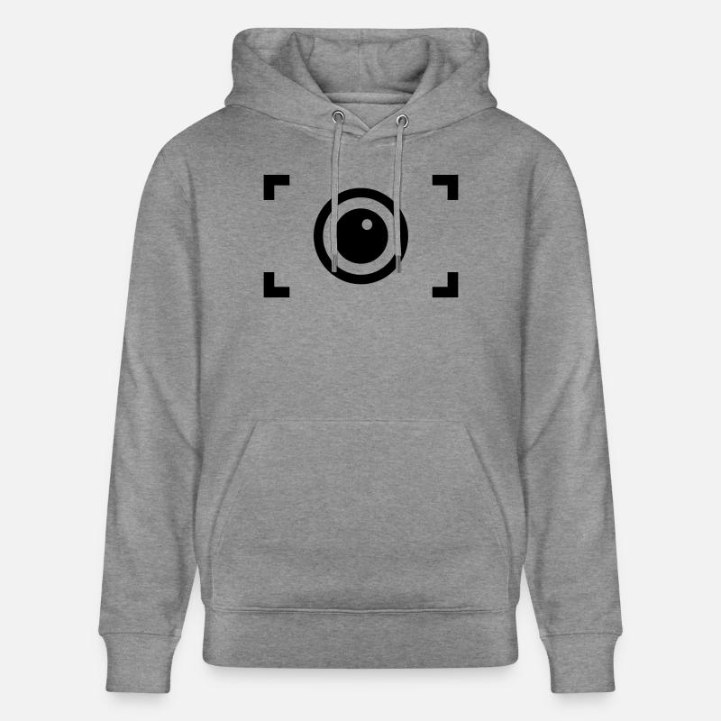 Caméra - Sweat à capuche bio CRUISER Stanley/Stella Unisexe - gris clair marbré