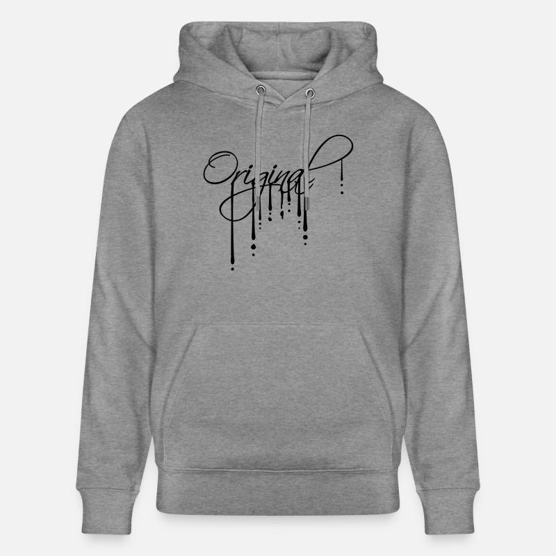 Logo Graffiti Original - Sweat à capuche bio CRUISER Stanley/Stella Unisexe - gris clair marbré