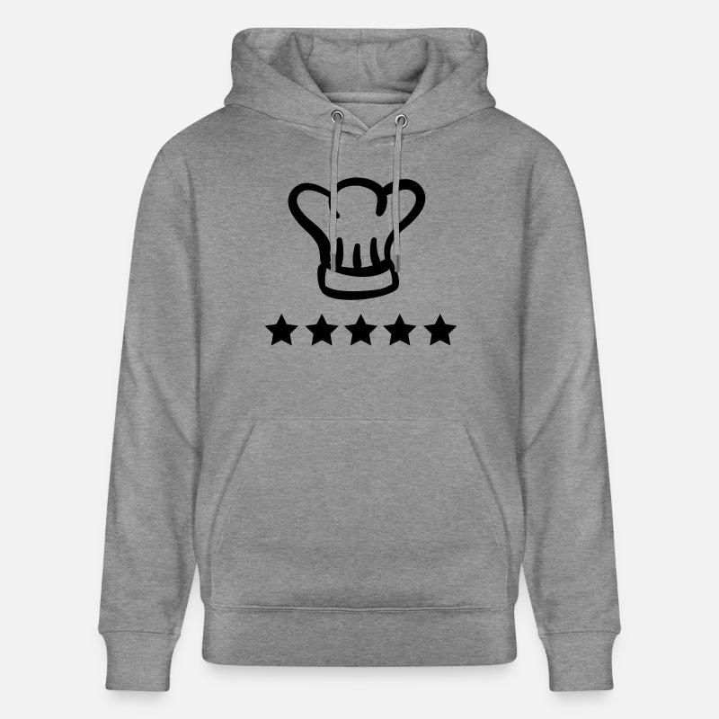 chefkoch_a___f1 - Sweat à capuche bio CRUISER Stanley/Stella Unisexe - gris clair marbré